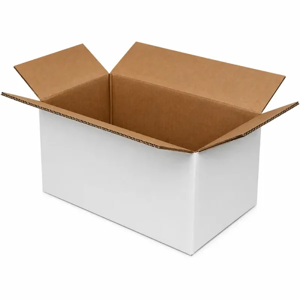 40x20x20cm Double Corrugated White Box - 3