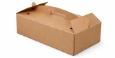40x21.5x10cm Lahmacun Box - Kraft - 1