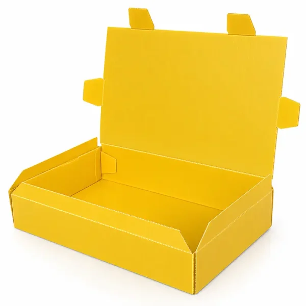 40×29×5 cm Plastic Box – Mini Size – Yellow - 1