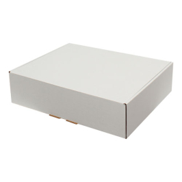 40x30x10cm Locked Box - White - Thumbnail