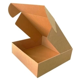 40x40x12cm Box - Kraft - Thumbnail