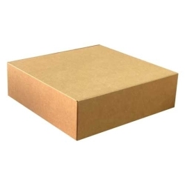 40x40x12cm Box - Kraft - Thumbnail