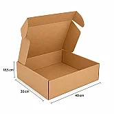 40x30x18,5cm Kutu - 7 Desi Kutu - Kilitli Kutu - Kraft - 2
