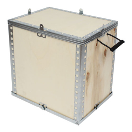 40x30x20cm Wooden Cargo Box - Thumbnail