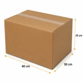 40x30x25cm Koli - 10 Desi Koli - Çift Oluklu Koli - 2