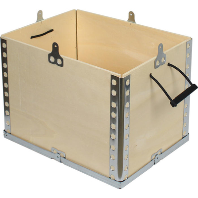 40x30x30cm Wooden Cargo Crate - Thumbnail