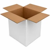40x30x40cm Double Corrugated White Box - 1
