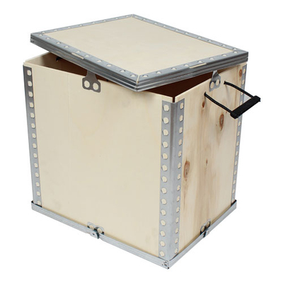 40x30x40cm Wooden Cargo Crate - Thumbnail