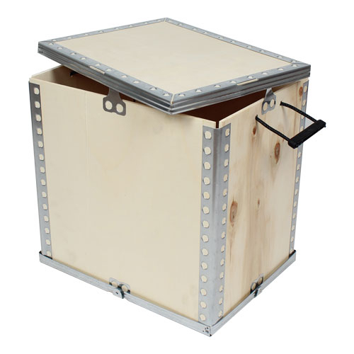 40x30x40cm Wooden Cargo Crate