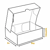 40x38x12cm E Ticaret Kutusu - 6 Desi Kutu - 4 Nokta Kutu - Kraft - 4