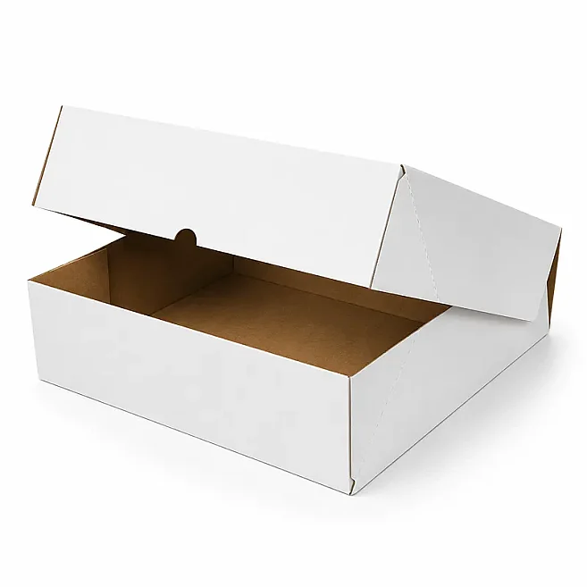 40x40x12cm E Ticaret Kutusu - 6 Desi Kutu - 4 Nokta Kutu - Beyaz - Kolicim (1)