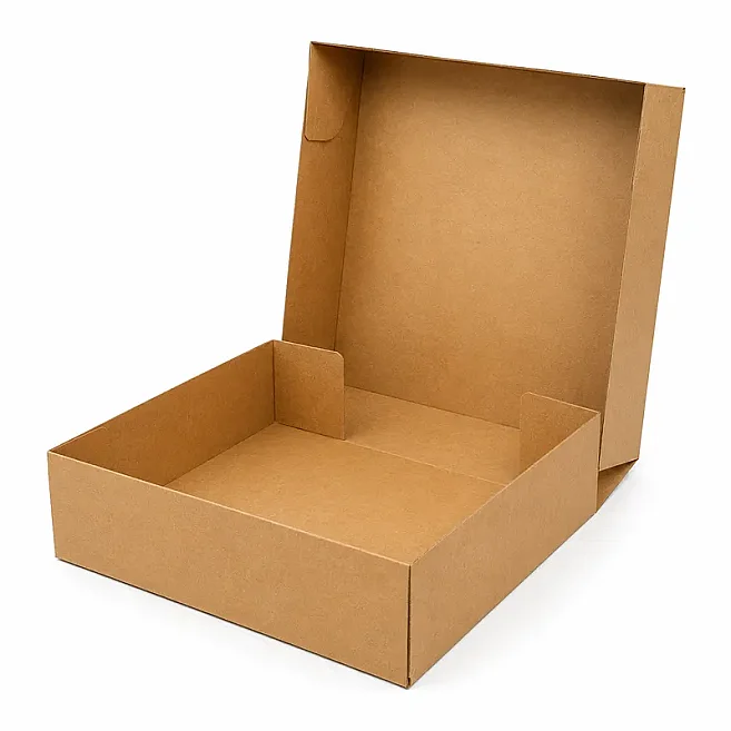 40x40x12cm E-Commerce Cargo Box - 4 Points - Kraft - 1