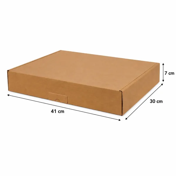 صندوق لابتوب 41×30×7 سم – كرافت بطبقة واحدة - 3