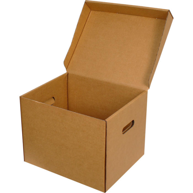 41x33x31cm Double Corrugated Archive Box - Kraft