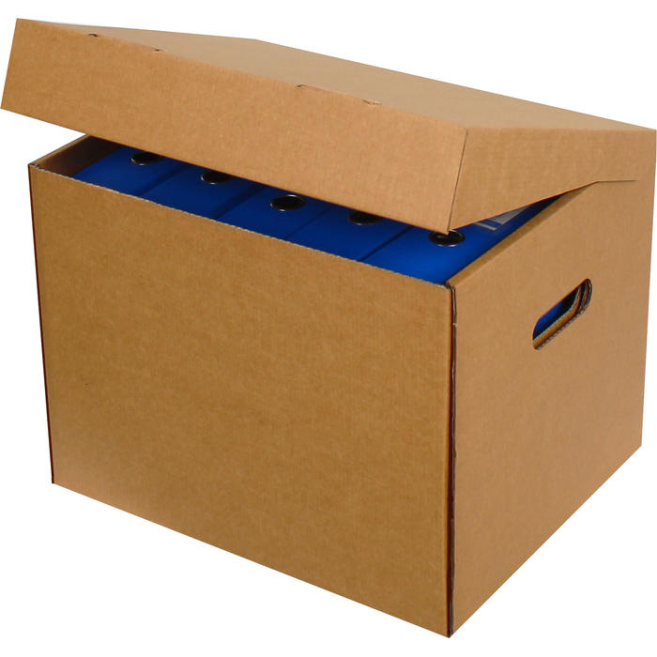 41x33x31cm Double Corrugated Archive Box - Kraft