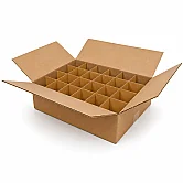 43,5x29x9cm Koli - 3,8 Desi Koli - Seperatörlü Çay Bardağı Kolisi - Kraft - 1