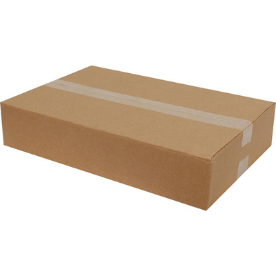 43.5x29x9cm Box - 3,8 Desi Box - Tea Cup Parcels With Separator - Kraft - Thumbnail
