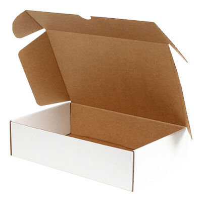 43.5x30.5x13.5cm Box - 6 Desi Boxes - A3 Box with Double Groove Lock - White