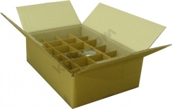 Koli - 44x29,5x12,7 Double-Corrugated Glass Boxes