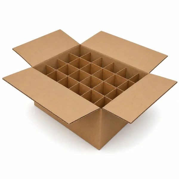 44x29,5x12,7cm Koli - 6 Desi Koli - Seperatörlü Su Bardağı Kolisi - 3