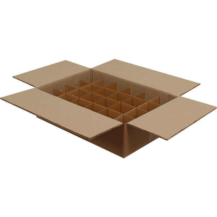 44x29.5x12.7cm. Box of Water Glass with Separator