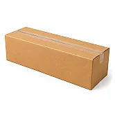 45x16x12cm Box - 3 Desi Box - Single Corrugated Box - Kraft - 2