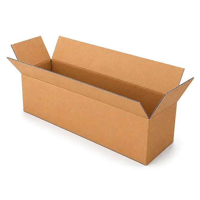 45x16x12cm Box - 3 Desi Box - Single Corrugated Box - Kraft - 3