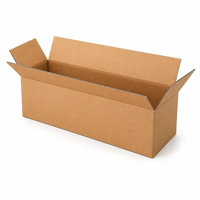 45x16x12cm Box - 3 Desi Box - Single Corrugated Box - Kraft - 1