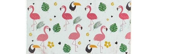 45x25 Flamingo Printed Duct Tape