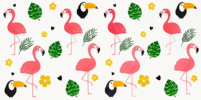 45mmx25 Meter Flamingo Printed Duct Tape - Kolicim (1)