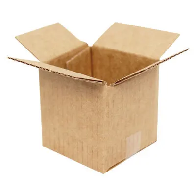 4,5x4,5x4,5cm Single Corrugated Box - Kraft