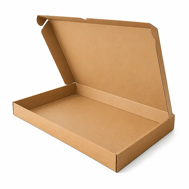47x32x5cm Box - 3 Desi Box - Single Corrugated Locked Box - Kraft - Kolicim (1)