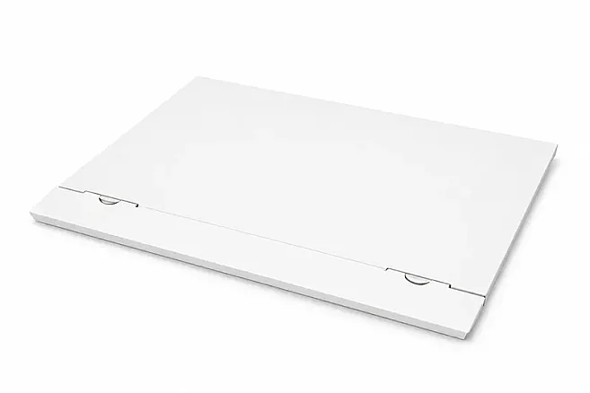 53x38x2cm Box - 1 Desi Box - Single Corrugated Table Box - White - 1