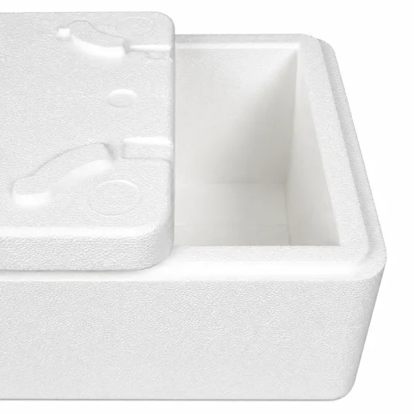 49*39,5*19,5 cm Strafor Et ve Balık Kutusu - 10 Kg. - 2
