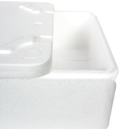 50x41x20 cm Styrofoam Meat and Fish Package - 10 Kg. - 2