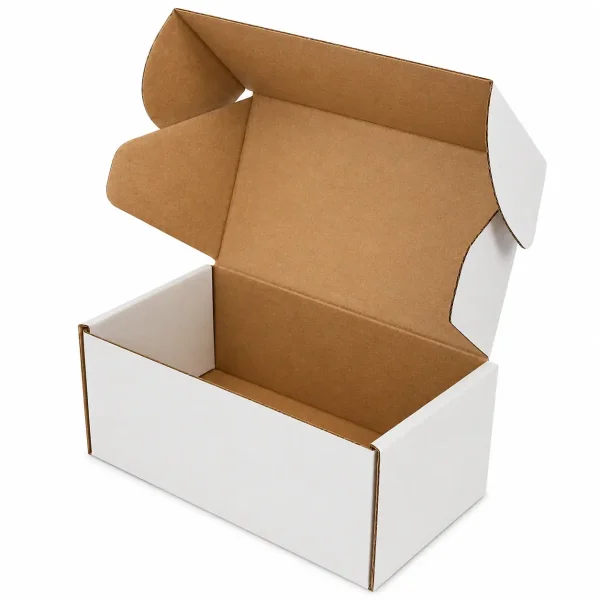 15x8x6،5 سم مربع أبيض - 1