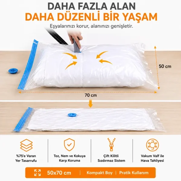حقيبة تفريغ الهواء 50×70 سم - 3