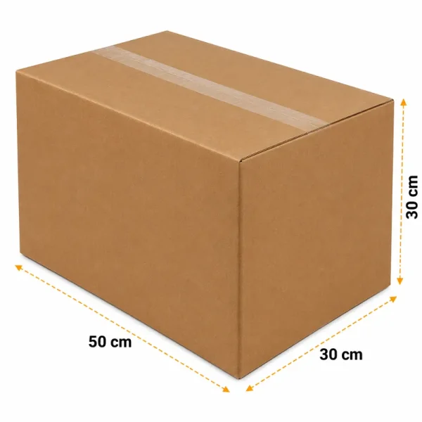 صندوق كرتون مموج مزدوج 50×30×30 سم - Kolicim (1)