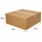 50x50x20cm Koli - 17 Desi Koli - Çift Oluklu Koli - 2
