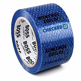 50mm x 66 Meter Checked / Approved Printed Packaging Tape - 1