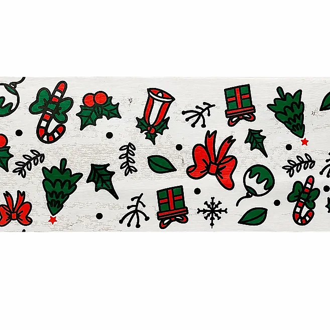 50mm x 66 Meter Christmas Ornament Printed Packaging Tape - Kolicim (1)