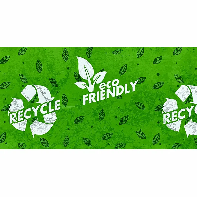 50mm x 66 Meter Recycling Printed Packaging Tape - Kolicim (1)
