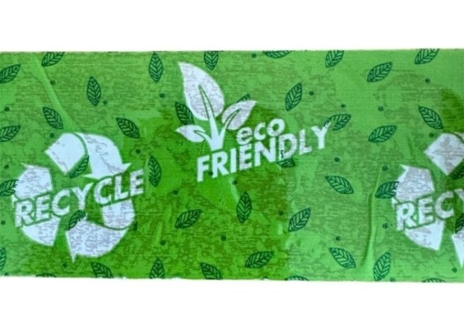 شريط تغليف مطبوع بإشارة إعادة التدوير ‎٥٠ مم × ٦٦ م‎ - Kolicim (1)