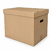 51x36x35cm El Tutamaklı Koli - 22 Desi Koli - Çift Oluklu Koli - Kraft - 1