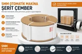 5mm İthal Otomatik Makina Bağlama Çemberi - Beyaz - 2