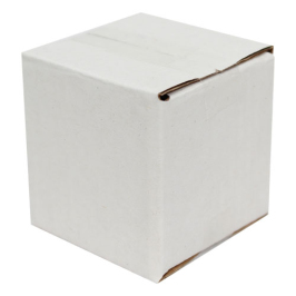 5x5x5cm Koli - 0,04 Desi Koli - Tek Oluklu Koli - Beyaz - 2