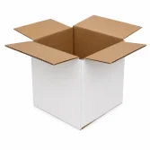 5x5x5cm Koli - 0,04 Desi Koli - Tek Oluklu Koli - Beyaz - 2