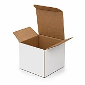 5x5x5cm Kutu - 0,04 Desi Kutu - Tek Oluklu Kutu - Beyaz - 1