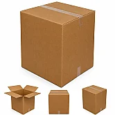صندوق كرافت ثلاثي الطبقات 60×60×70 سم - ثلاثي الطبقات - 4