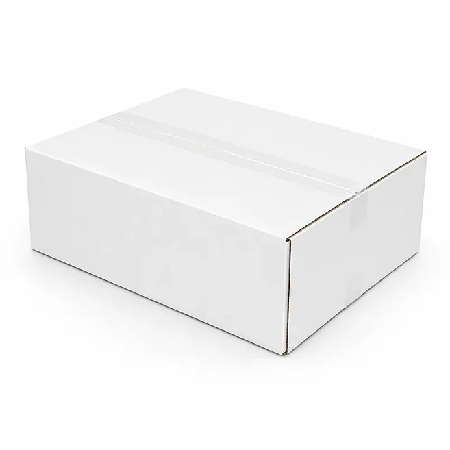 60x40x12cm Double Corrugated Box - White - 3